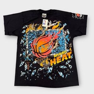 Vintage 1992 Miami Heat Shattered Backboard Shirt